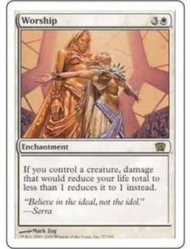 Worship (foil) 8th Edition - Magic: The Gathering - FashionsVida