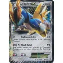 Pokemon Plasma Storm 093/135 Cobalion EX (Half Art)