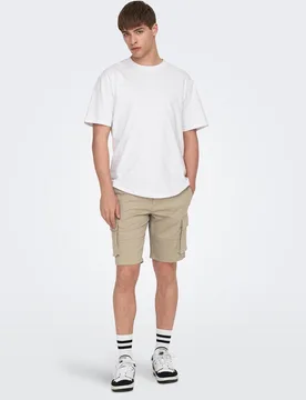 Only & Sons - Pantalón bermuda cargo de hombre regular fit - Only & Sons - FashionsVida