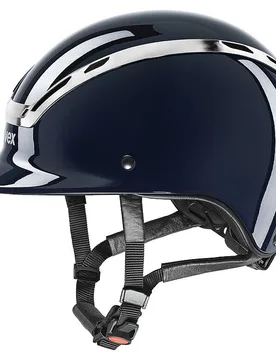 Reithelm exxeed shiny chrome, navy XS-S (54-56) - Uvex - FashionsVida
