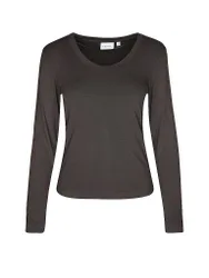 Langarmshirt braun 34 damen