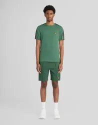 Men's Padel Taped Shorts Canopy Green