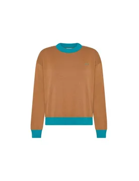 Maglione Donna Cammello K43219 - Sun68 - FashionsVida
