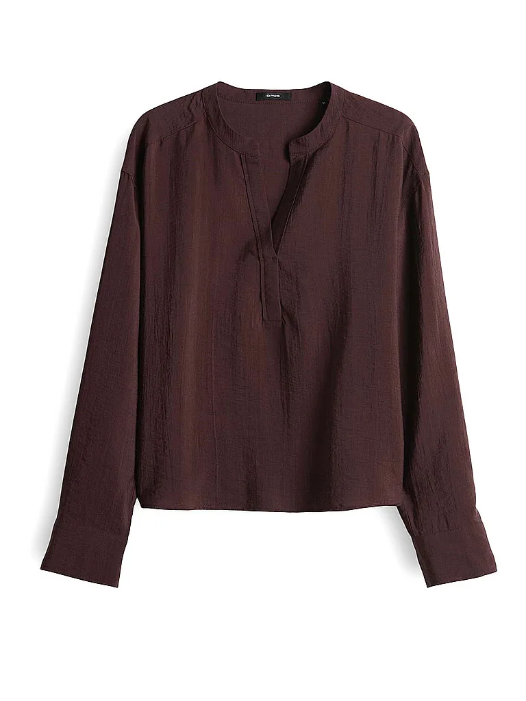 Hemdbluse FEMYN dunkelrot 40 damen - Opus - FashionsVida