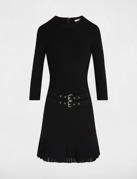 Morgan - Vestido corto plisado - Morgan - FashionsVida