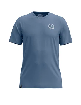 Herren Funktionsshirt Badge Merino blau XL M - Ortovox - FashionsVida