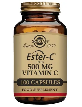 Ester-c Plus 500mg 100 Unità Golden - Solgar - FashionsVida