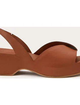 Sandalias de tacón Horus de piel - Del Carlo - FashionsVida