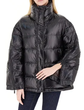 Piumino con maniche zip NERO S - VICOLO - FashionsVida