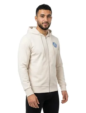 Sweat-shirt à Zip One Color Summer Moonbeam 2XL - Jack & jones - FashionsVida