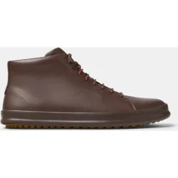 Botines de hombre de piel flexibles en negro