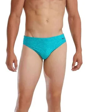Lapped Swimming Brief Teal 32 Men - TYR - FashionsVida