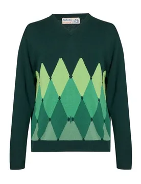 Pullover Herren Dunkelgrün 50,56 Herren - BALLANTYNE of PEEBLES - FashionsVida