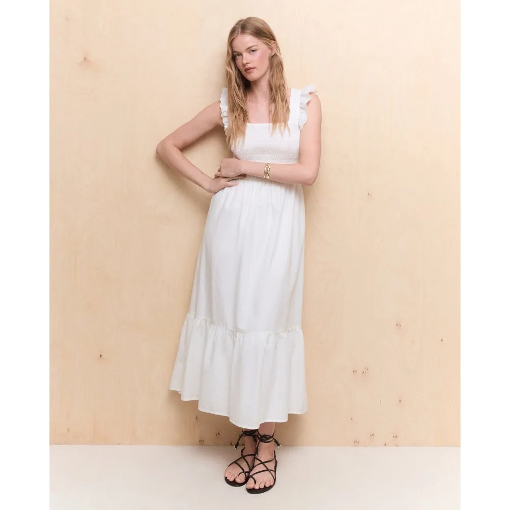 Vestido largo nido de abeja - Easy Wear - FashionsVida