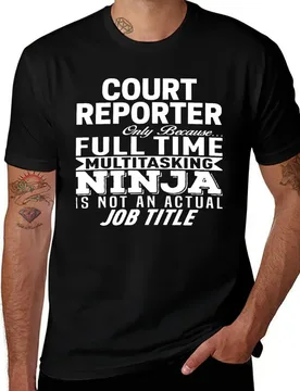 Court reporter T-Shirt Urban Style Print T-Shirt - Aliexpress - FashionsVida