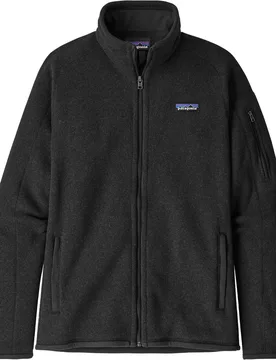 Warme und komfortable Fleecejacke – Damen / Frau – W's Better Sweater Jkt W's Better Sweater Jkt Black für Damen - Patagonia - FashionsVida