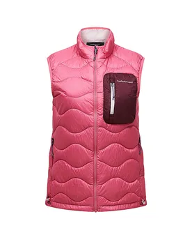 Chaleco de plumón Helium Utility para mujer coral M - Peak Performance - FashionsVida