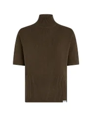 Jersey de cuello alto marrón S