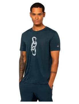 Maglietta A Maniche Corte Carabineri Regular Fit Blue S - super.natural - FashionsVida