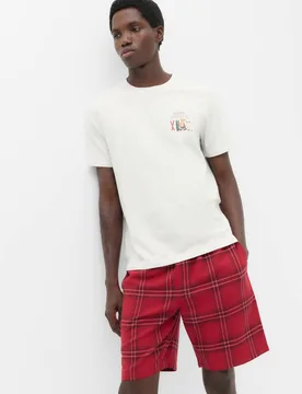 Pure Cotton Spencer Bear™ Pyjama Set Grey Mix male - M&S - FashionsVida