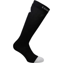 Calza Lunga a Compressione Tecnica Recovery Nero Bianco taglia XS