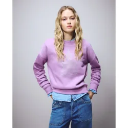 Sudadera estrella de mujer con strass