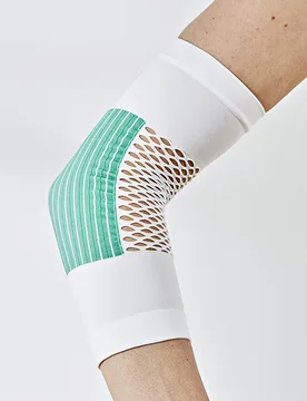 Ellenbogen-/Kniebandage mit Gelenkpflege grün - 3Pagen - FashionsVida