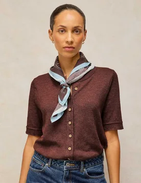 Cotton Rich Cardigan Brown female - White stuff - FashionsVida