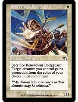 Benevolent Bodyguard (foil) Judgment - Magic: The Gathering - FashionsVida