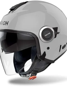 Casco Moto Jet HELYOS COLOR Grigio Concrete Lucido taglia XS - Airoh - FashionsVida