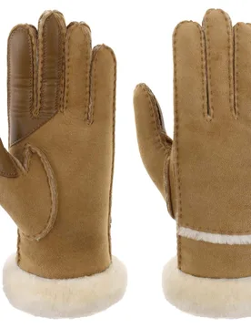 Sheepskin Touch Leather Gloves by - beige - Damen - Size: L - Ugg - FashionsVida