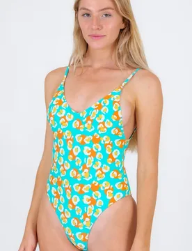 Bañador de mujer brasileño estampado con relleno - Río de Sol - FashionsVida