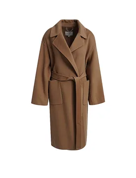 Wollmantel camel XXL Damen - Milano Italy - FashionsVida