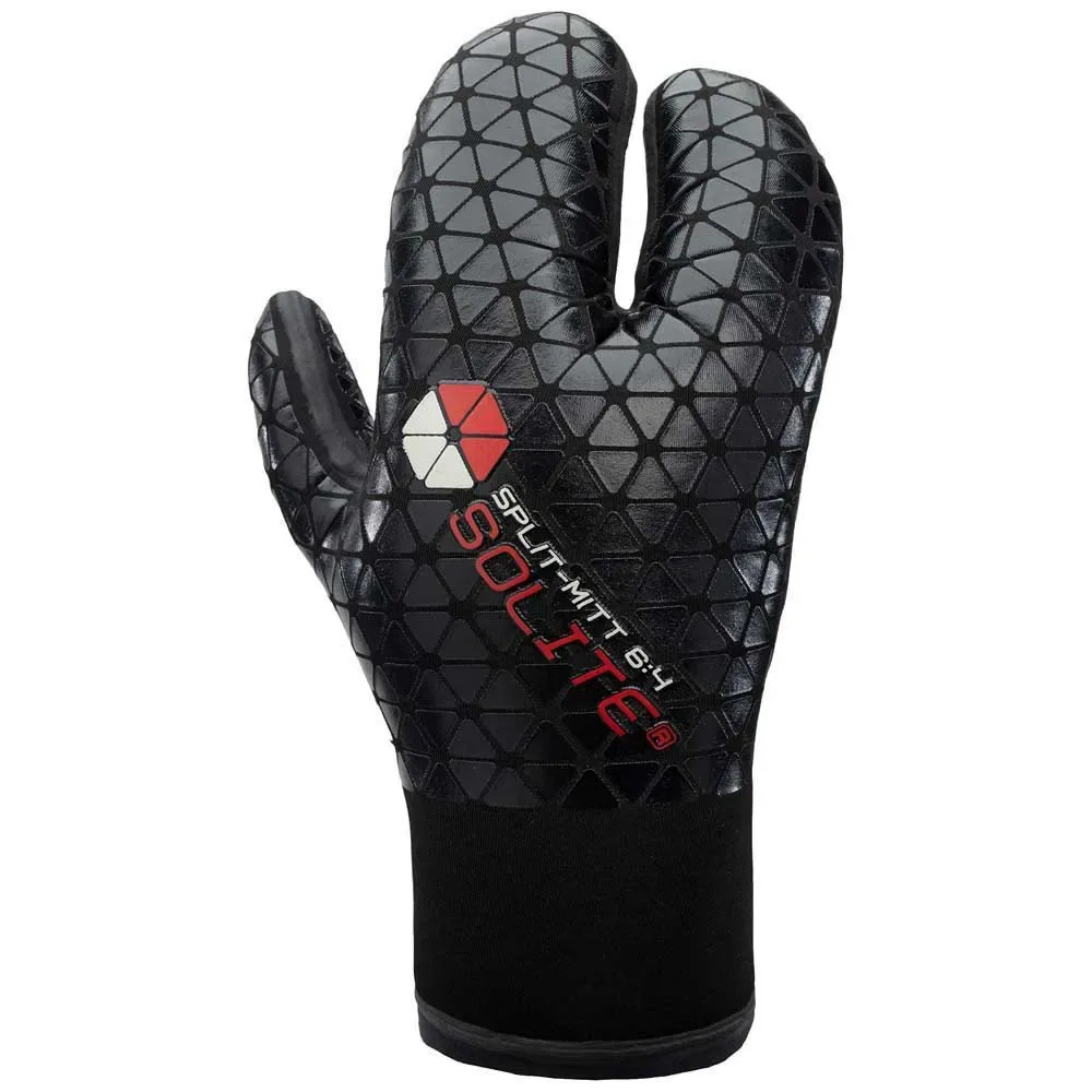 Gants 6/5 Split-mitt Neoprene Black S Homme - Solite - FashionsVida