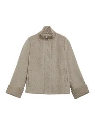 COMMA Wolljacke braun 40 Damen