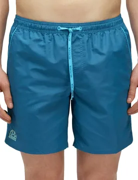 Short De Bain Iconic Taffeta Teal 01 S - Sundek - FashionsVida