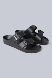 Shore Women's Sliders - Black - Black - Size: 5