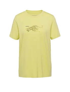 Camiseta funcional de mujer Mountian Fruendenhorn amarillo L - Mammut - FashionsVida