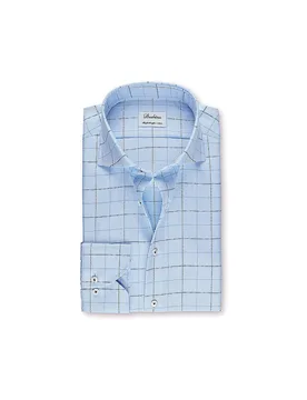 Camisa Slim Fit azul claro 38 - Stenströms - FashionsVida