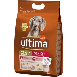 Pienso para perros senior Medium-Maxi pollo