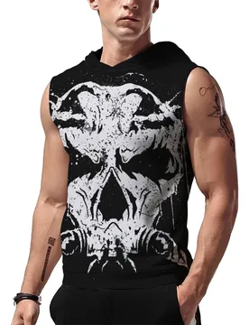 Men's Black Brock Lesnar Beast Hooded Tank Outdoor Sports Quick Drying Breathable Gym Tank Top Daily Casual Sleeveless Hoodie - Aliexpress - FashionsVida
