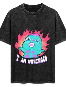 I AM UNHINGED Bibble Meme T-Shirt Casual Loose Fit Summer Tee Shirt - Aliexpress - FashionsVida