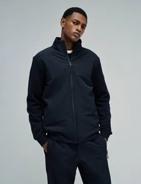 Chaqueta bomber de hombre con mezcla de materiales - Salsa Jeans - FashionsVida