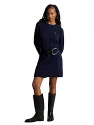 POLO Midikleid dunkelblau XS Damen
