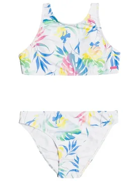 Bikini Good Romantic Crop Bright White S Surf Trippin 10 Années Fille - Roxy - FashionsVida