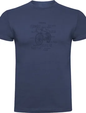 Maglietta A Maniche Corte Hotspots Denim Blue - Kruskis - FashionsVida