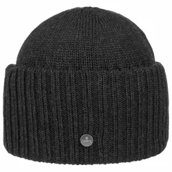 Big Cuff Merino Hat by - anthracite - Female - Size: One Size