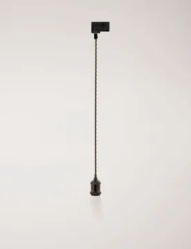 Cables Lampe Suspendue Vintage Track Powergear Pearl Black One Size - Creative - FashionsVida