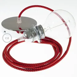 Cables Lampe Suspendue Pendel Pour Abat-jour Rt94 3d Diy 2 M Red Devil / Chrome Plated One Size