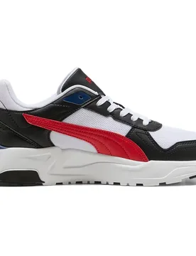 Sneaker Trinity 2 Lt White / For All Time Red / Black / Blue Jewel EU 38 - Puma - FashionsVida